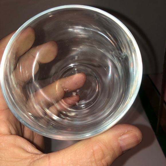 Vintage luminarc France clear glass apple shaped container with lid. - Picture 5 of 9